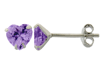Très petites boucles d'oreilles triangulaires CZ vert émeraude
