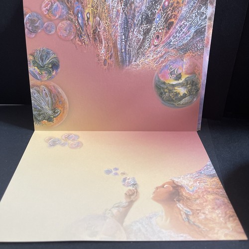 Josephine Wall Blank Card Bubble Flower Fairy blowing Magic Bubbles w/Matching E - Picture 4 of 9