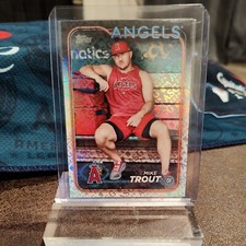 2024 Topps All Star Game Mike Trout  Image Variation card and base card