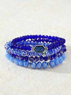 Crystal Royal Beaded Stacked Bracelets Crystal Royal Beaded Stacked Bracelets