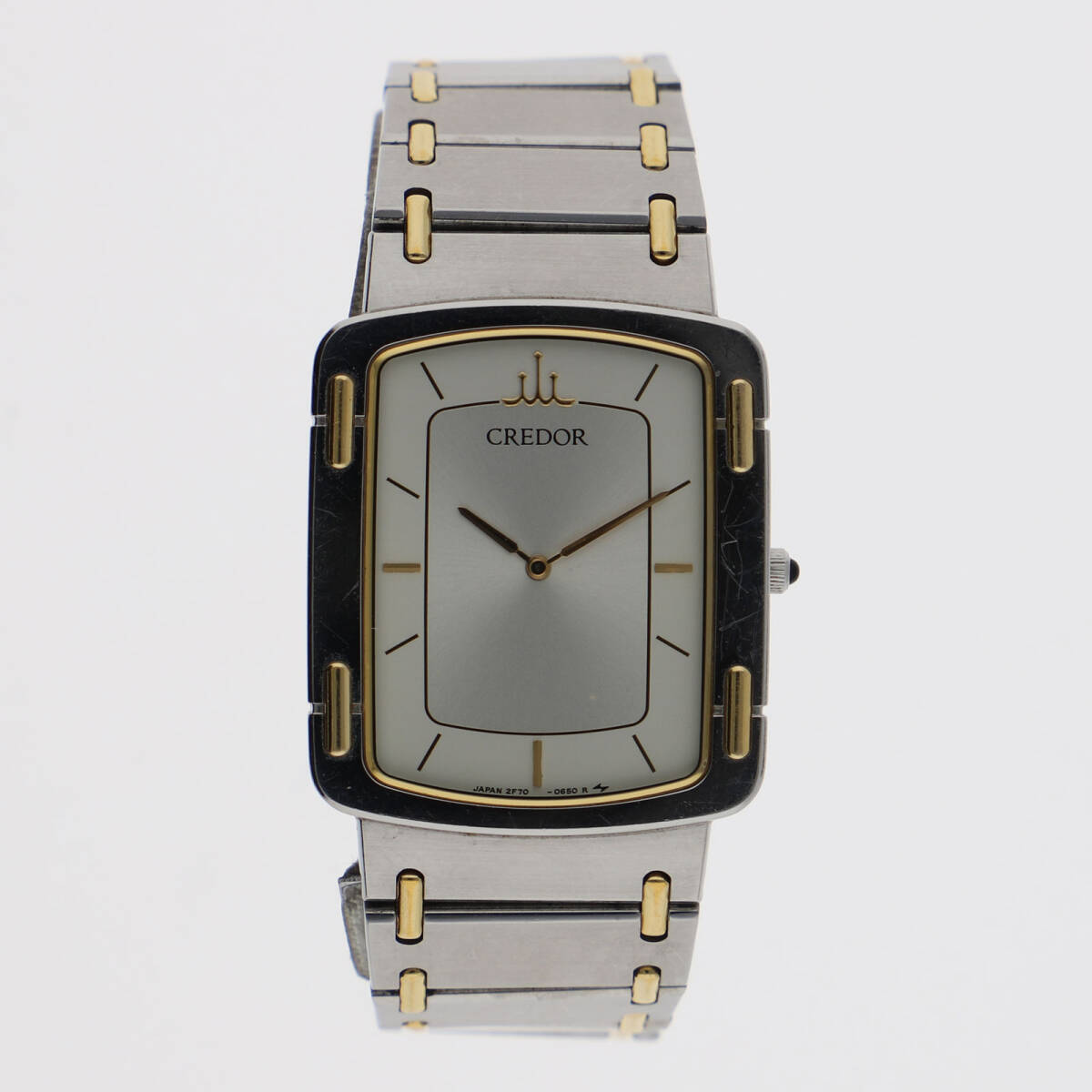 SEIKO セイコー CREDOR 2F70-5590 稼動品 SEIKO CREDOR 2F70-5590 25mm 18kt Gold Quartz Watch Vintage