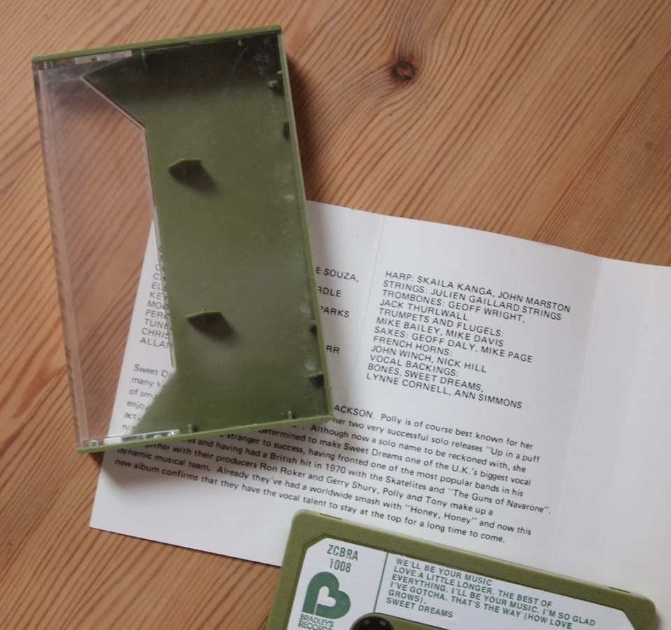 SWEET DREAMS - WE'LL BE YOUR MUSIC (BRADLEYS ZCBRA1008) 1975 UK CASSETTE TAPE - Image 4 of 4