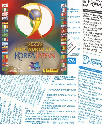 Panini Football KOREA JAPAN 2002 World Cup 1 Sticker Sticker