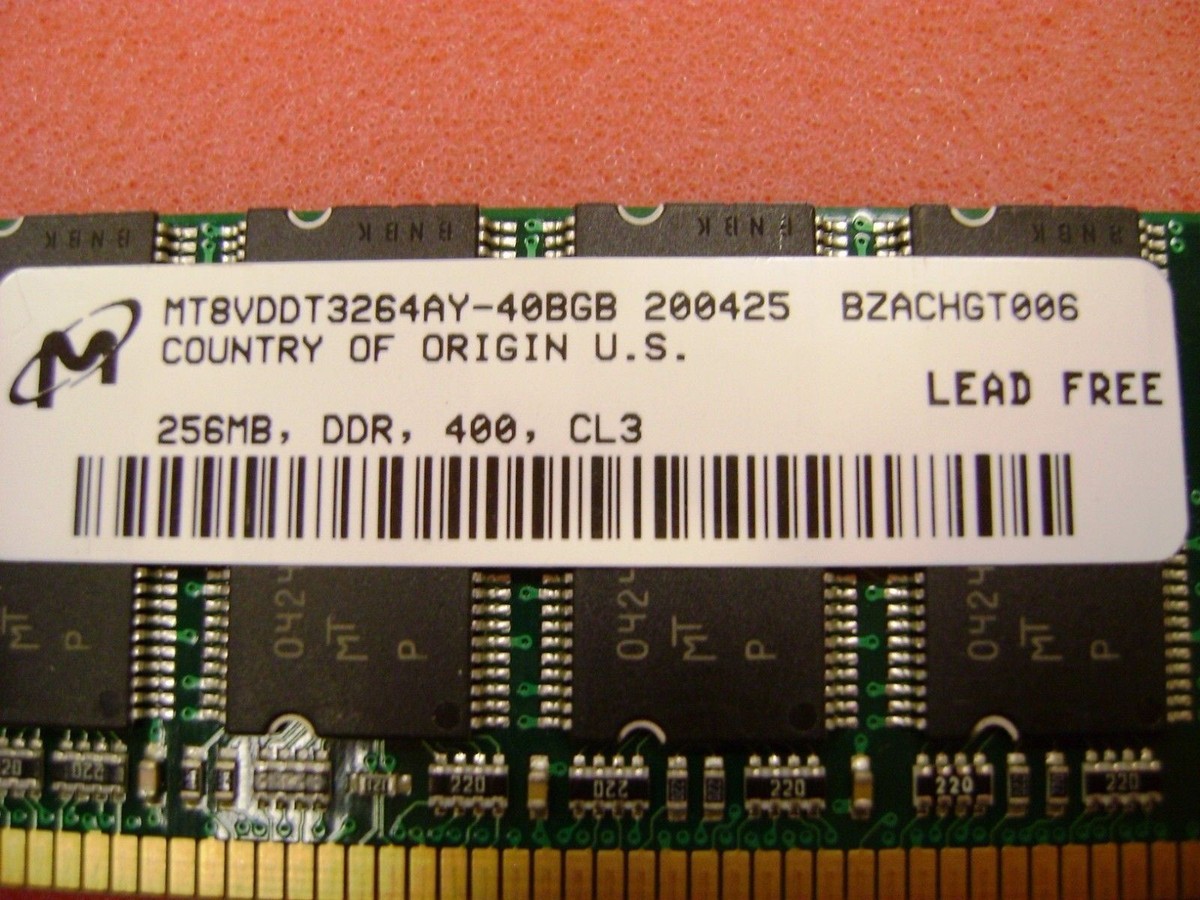 SONY Vaio PCV-1154 Desktop 512MB ( 2 x 256MB) DDR 400