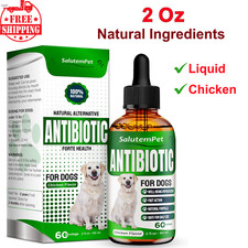 Natural Antibiotics For Dogs, Infection  Allergy Relief, Chicken Flavor, 2 Oz