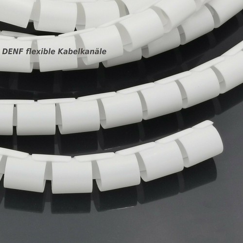 3 Meter (Dm. 22 mm) Flexible Kabelführung Kabel Schlauch Spirale Spiralschlauch - Bild 2 von 7