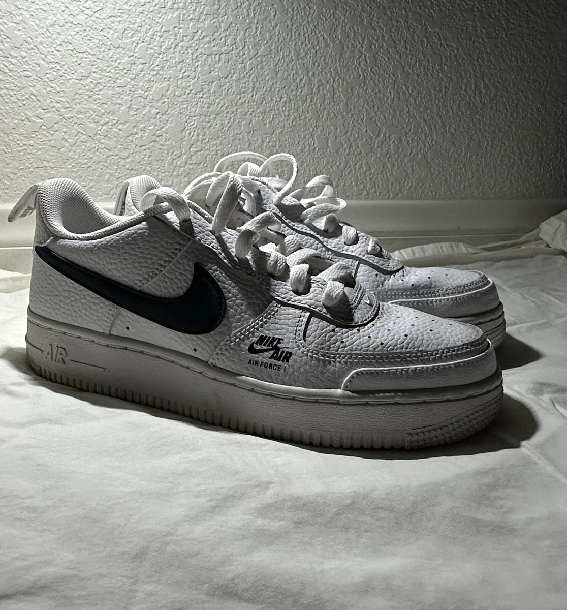 Nike Air Force 1 Utility Low Reflective White Navy for Sale