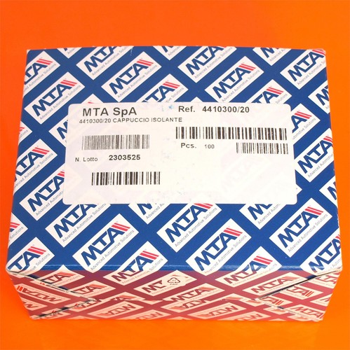 2 x MTA Angled Insulated Battery Terminal Nut Boot Cover Cap 11mmx5mm - 4410300 - Picture 5 of 5