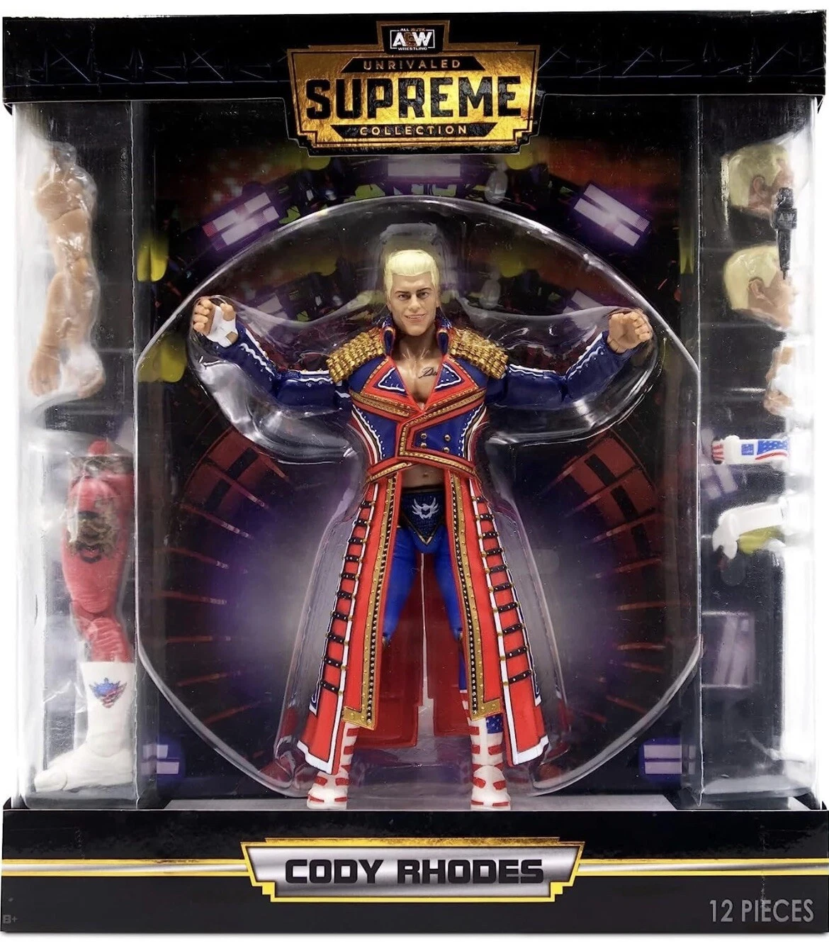 AEW CODY RHODES Unrivaled Supreme Collection Modellino Jazwares WWE
