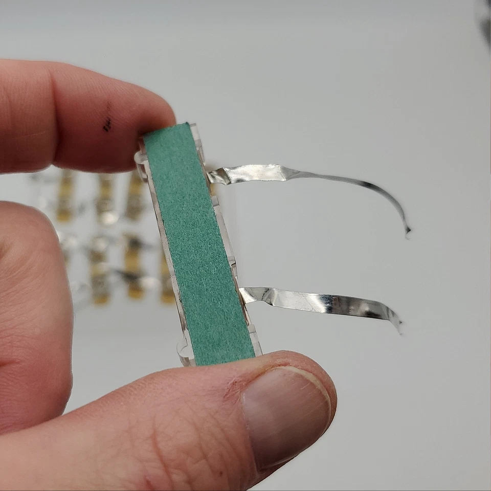 Ademco 175/L Double Foil Take Off Blocks Self Adhesive 1-3/4" x 1/8" Pack of 10 - Image 3 of 4