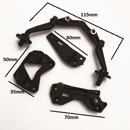Rc Spare Parts Support Drive Shaft Bearings Engine Plates Shock Absorbers - Bild 2 von 9