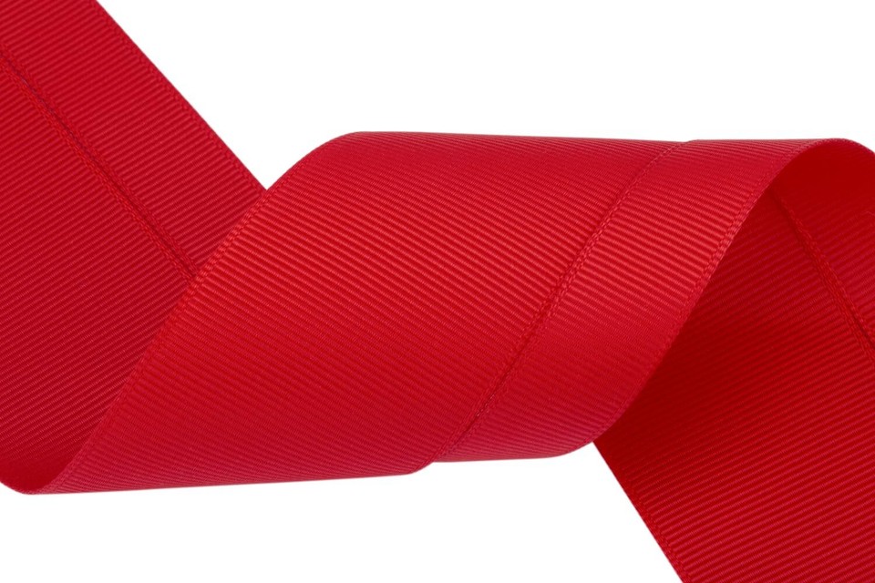 2 Rolls Red Grosgrain Ribbon Pack 5/8