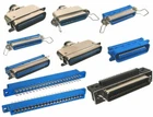 36 and 50 Pin Male / Female Centronics Connectors - 2 x 22 Card Edge Connector