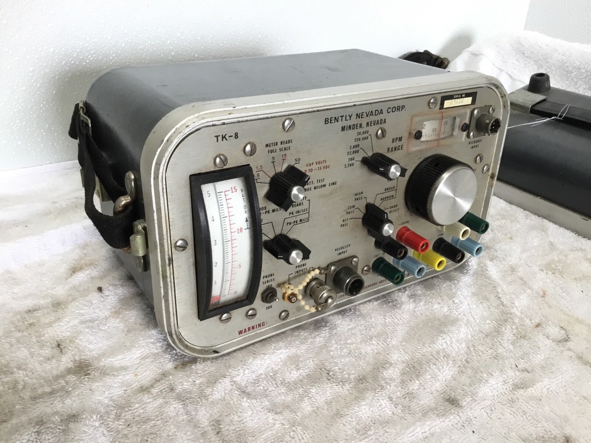 Bently Nevada TK-8 model 5232-14 Tester With Seismoprobe | eBay