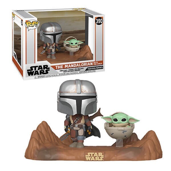 Funko Pop! Star Wars - Mandalorian with The Child #390 | eBay