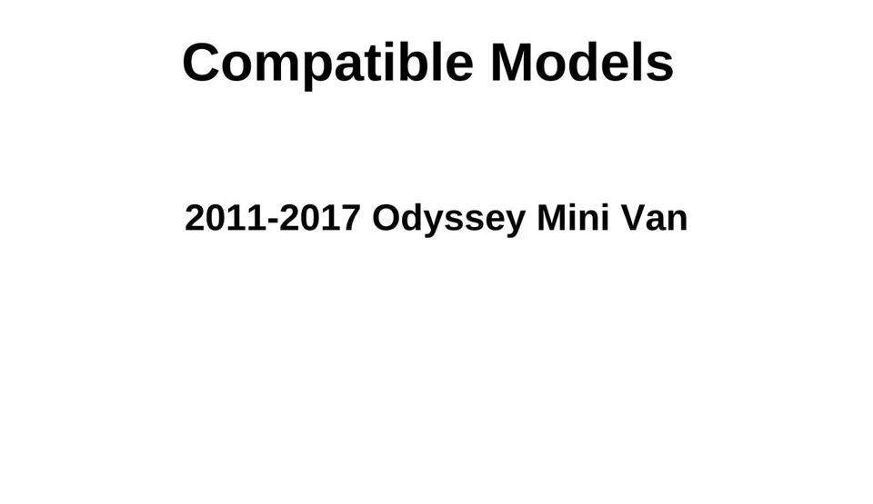 Fit 2011-2017 Honda Odyssey Van Driver Left Rear Sliding Cargo Door Window Glass Foto 3 de 4