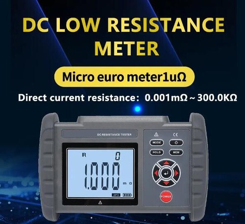 Tester DC bassa resistenza microohmmetro interfaccia USB 1uΩ test metodo a quattro fili - Foto 9 di 19