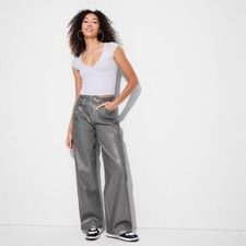 Women's High-Rise Baggy Jeans - Wild Fable - Size 6