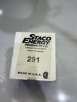 Staco Energy Model: 291 Variable Transformer. New Old Stock | eBay