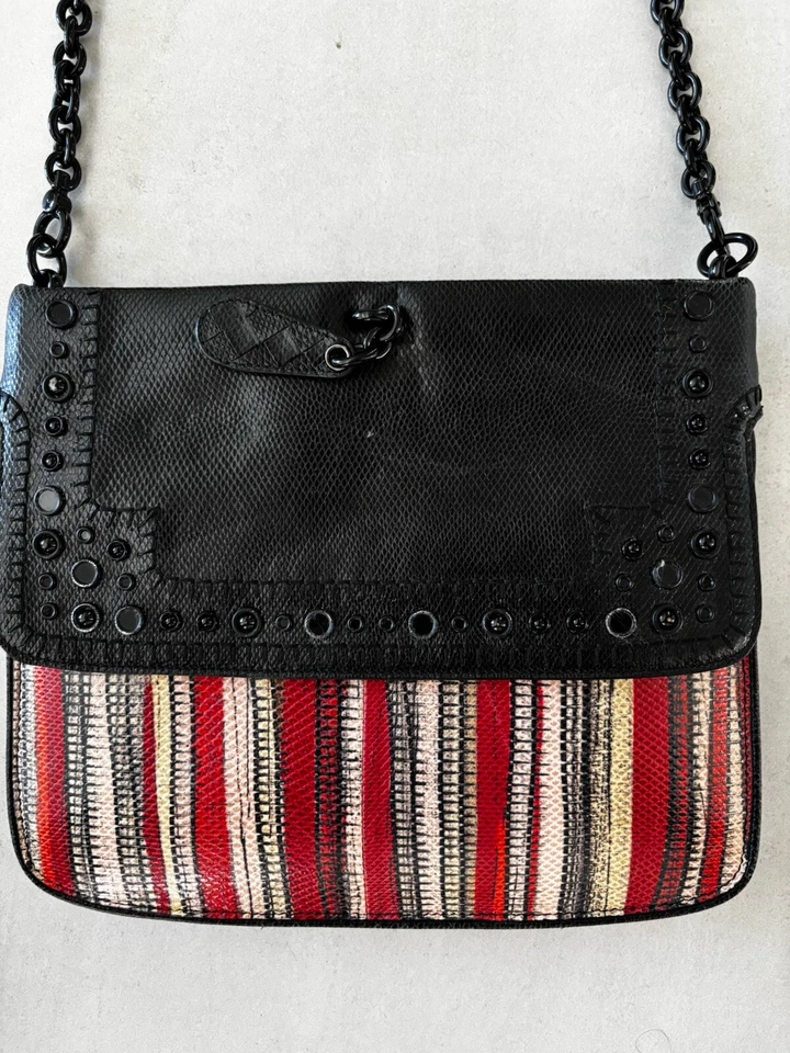 Bolsa Bottega Venenta multicolorida - Imagem 2 de 4