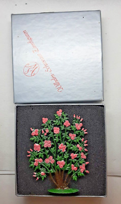 WILHELM SCHWEIZER Rambling Rose Bush FC23 Pewter Standing Figure w/Box