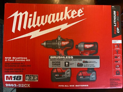 Milwaukee 2893-22cx M18 Hammer Drill 