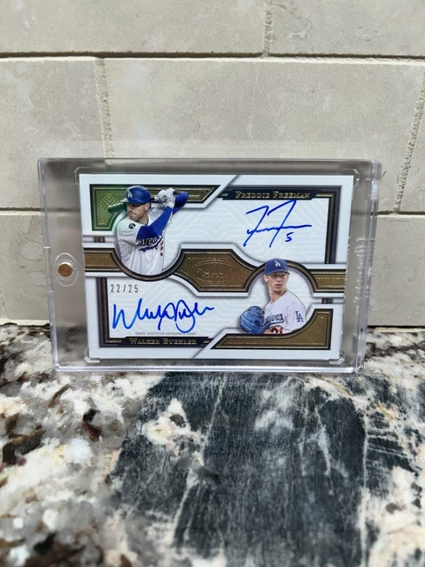 Freddie Freeman Walker Buehler 2023 Tips Tier One Dual Auto /25