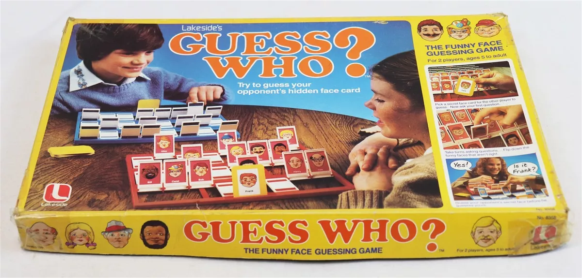 VINTAGE Lakeside Guess Who Board Game eBay