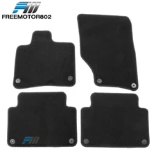 Fits 07-15 Audi Q7 Nylon Car Floor Mats Liner Black Front 2nd Row Carpets 4PC