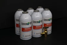 Enviro-Safe R-600a Refrigerant with 7/16" Self Sealing K28/6 cans/TopTap