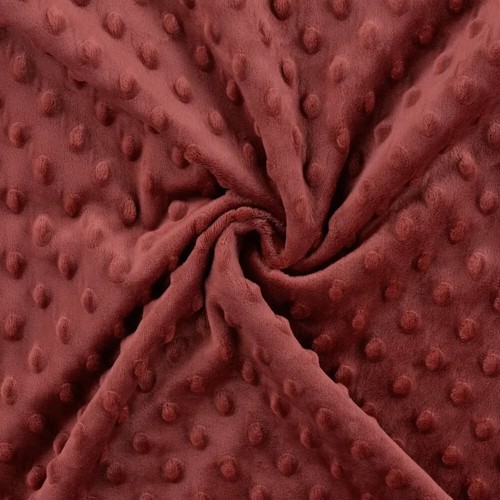 Manta de peluche de lana suave Minky Chantal 0,5 m con protuberancias telas por metro - Imagen 16 de 37
