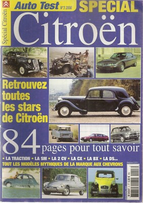 AUTO TEST 3 SPECIAL ALLE STARS VON CITROEN SM CITROEN DS CITROEN CX 2CV