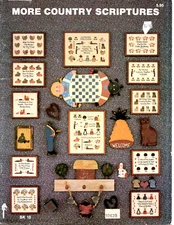 Cross Stitch Pattern Book More Country Scriptures The Stitching Post 1985