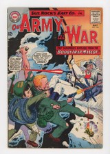 Our Army at War 154 amazing Kubert pencils, discounted for corner stain