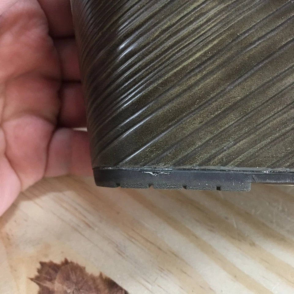 Dr. Scholls 靴子女式 11 M 平衡踝靴棕色皮革楔形高跟鞋 — 第 4/4 张图片