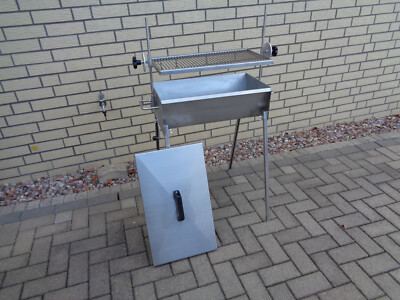 Edelstahlgrill 60cm, Schaschlikgrill, Steakgrill  Andere Abmaße möglich