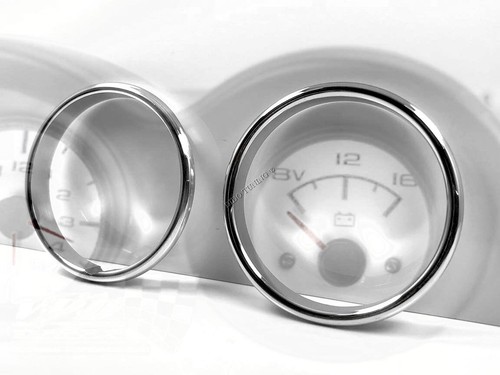 Anillos de corte calibre cromado de aluminio pulido para Mitsubishi FTO 1994-2000 2 piezas - Imagen 2 de 6