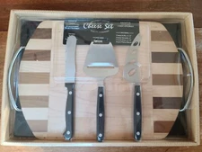 Maple & Walnut Gourmet Choice Cheese Board/Tray/Serving set