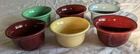 Set of 6 Fiesta ware Bouillon/Dessert Bowls