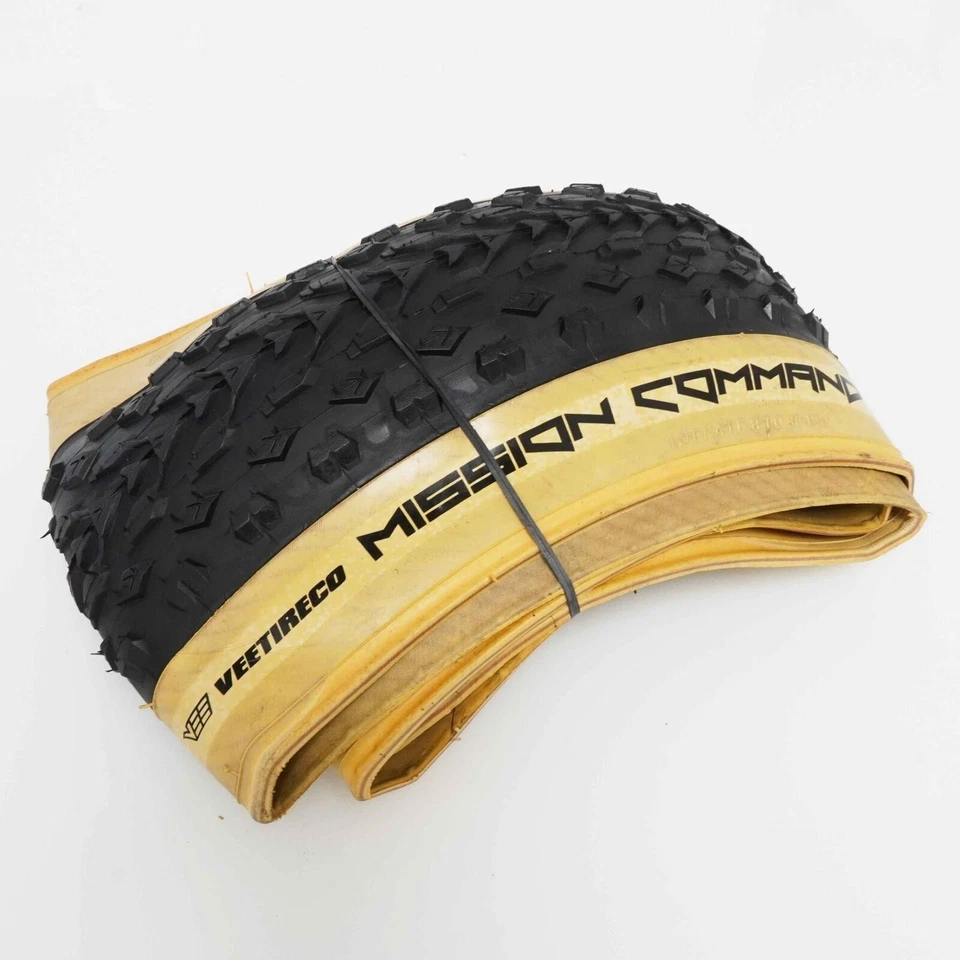 Vee Tire 26x4.0 Mission Command E-Bike TLR Fat Tire Black/Tan 1 or 2 Tires - Image 4 of 4