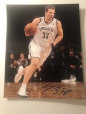 Mirza Teletovic Signed 8x10 Photo Brooklyn Nets Auto Bucks Autograph COA PROOF