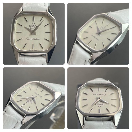 OMEGA Constellation Watch Octagon Silver Dial 23mm Ladies Antique Working - Picture 8 of 24