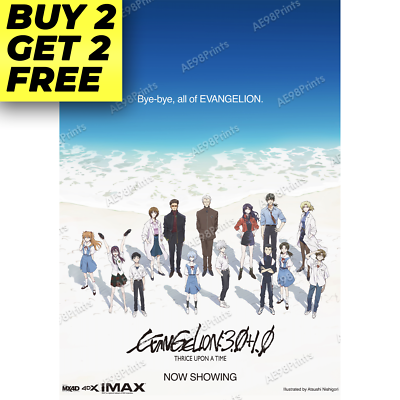 Evangelion 3.0 + 1.0 Anime Manga Movie Poster Art Print Wall Home