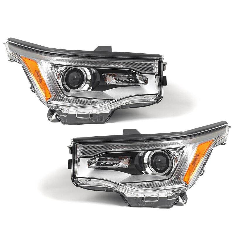 Pair For GMC Acadia SL 2017-2019 Halogen w/o DRL Projector Headlights Lamp LH RH