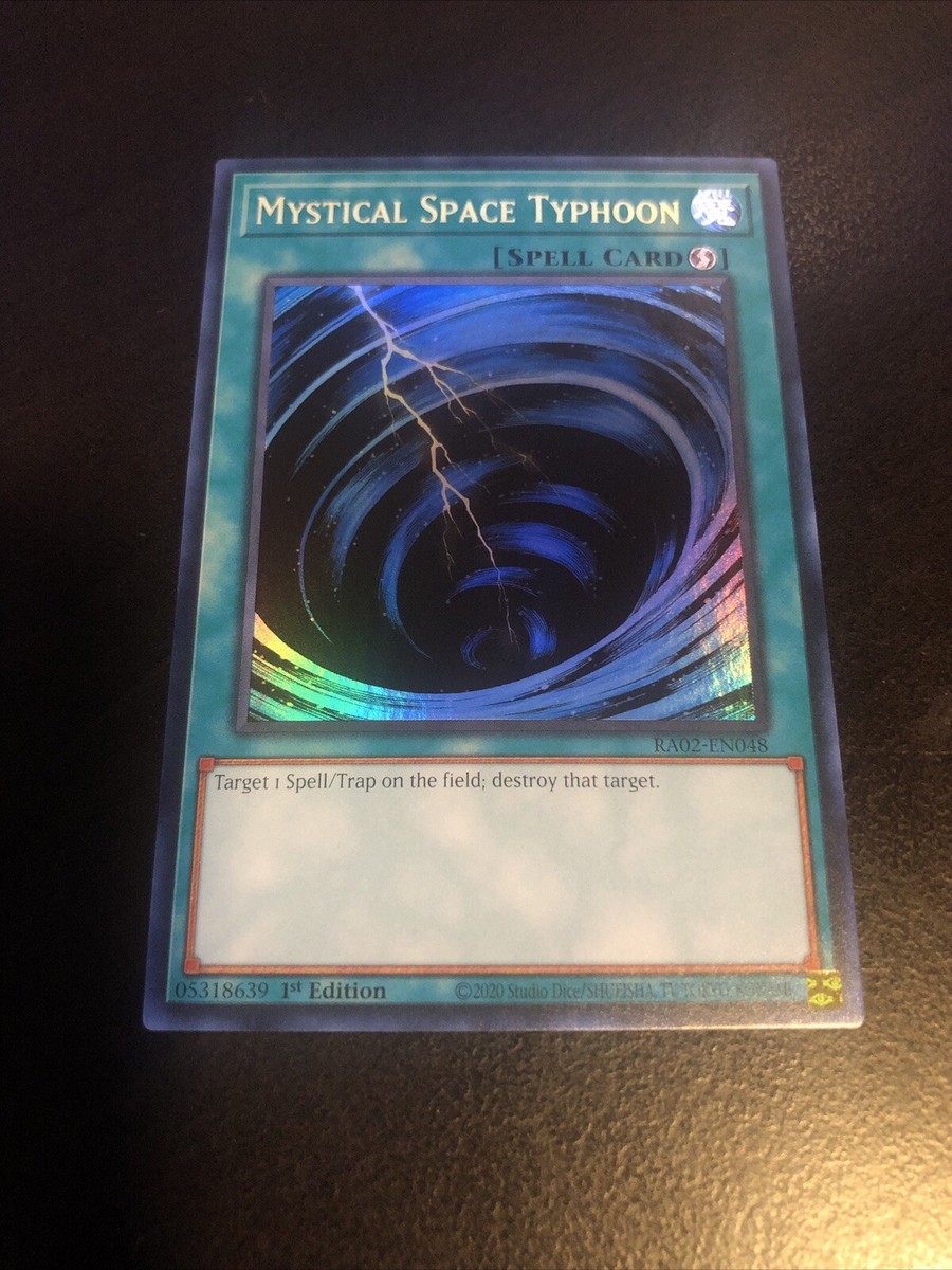 Yugioh! Mystical Space Typhoon RA02-EN048 Ultra Rare 1st Ed