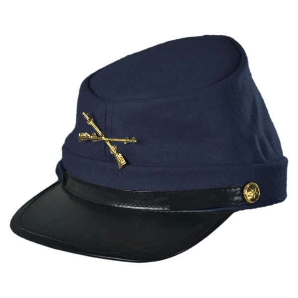 Civil War Kepi Union Army Wool Hat Blue Lined US North for sale online