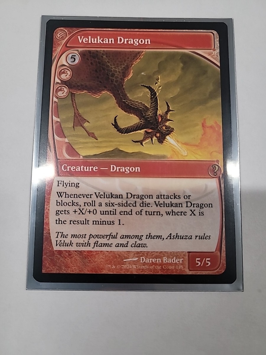 マジック：ザ・ギャザリング Velukan Dragon foil mystery booster2 Mtg - Velukan Dragon *Future Sight Border* [Mystery Booster