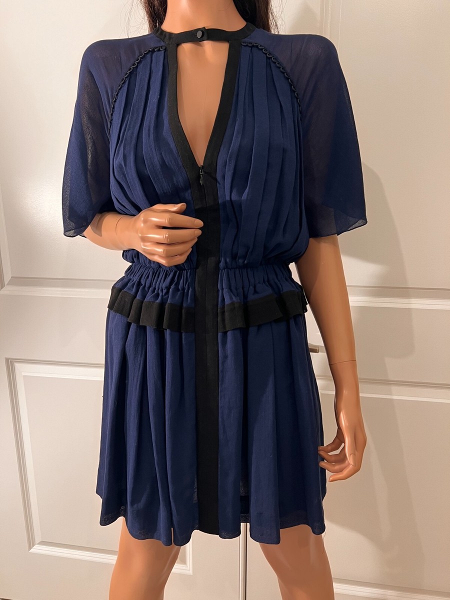 isabel marant blue dress Eina Printed Dress by Isabel Marant Étoile- La Garçonne main image 0