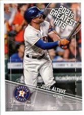 2022 Topps 2021's Greatest Hits  #21GH-16 Jose Altuve Jumbo 5x7 #/49 ⚾