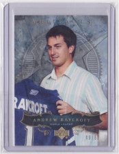 2006-07 UD ARTIFACTS BLUE BASE PARALLEL 49/50 ANDREW RAYCROFT #9 MAPLE LEAFS